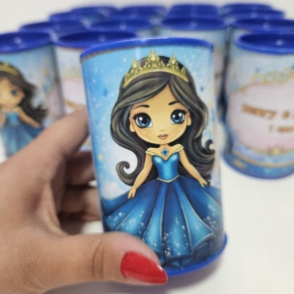 Cofrinho Personalizado Princesa | Lembrancinha Infantil | Aniversário