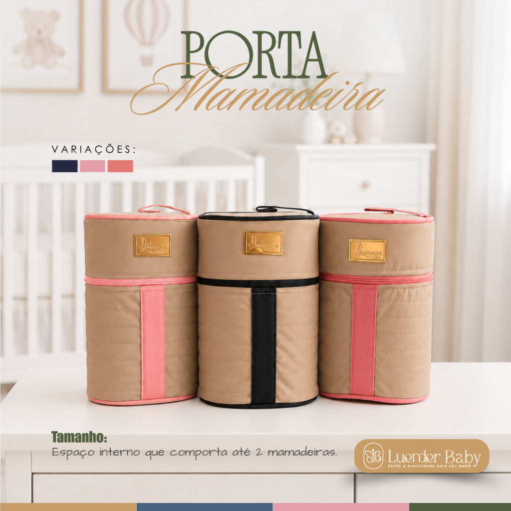 Porta Mamadeira Térmico Impermeável Faixa Luender Baby