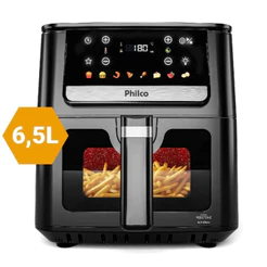 Fritadeira Elétrica Philco PAF65A Redstone 6,5L 1700W Air Flow Preta - 110V
