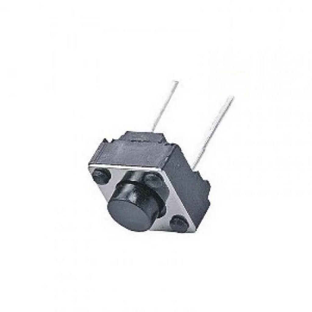 Kit 100 Peças - Chave Tactil 6x6x5mm 2 Terminais 180 Graus
