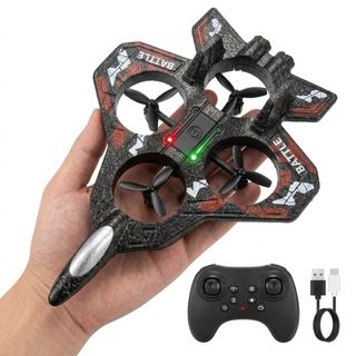 Brinquedo Avião Drone Controle Remoto Jogo Aircraft Recarregavel Presente Dia das Criança Infantil