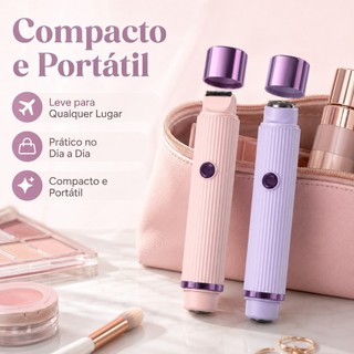 Depilador Feminino Elétrico Recarregável Portátil Navalha Dupla Removedor de Pelos Para Axilas Pernas Corpo Sem Fio