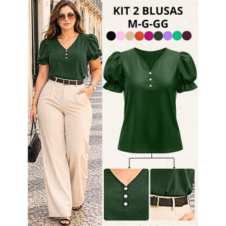 BLUSA FEMININA SOCIAL CASUAL DE ALTA QUALIDADE BLUSAS FEMININAS CONFORTÁVEL ELEGANTE MODA EVANGELICA ESTILOSO