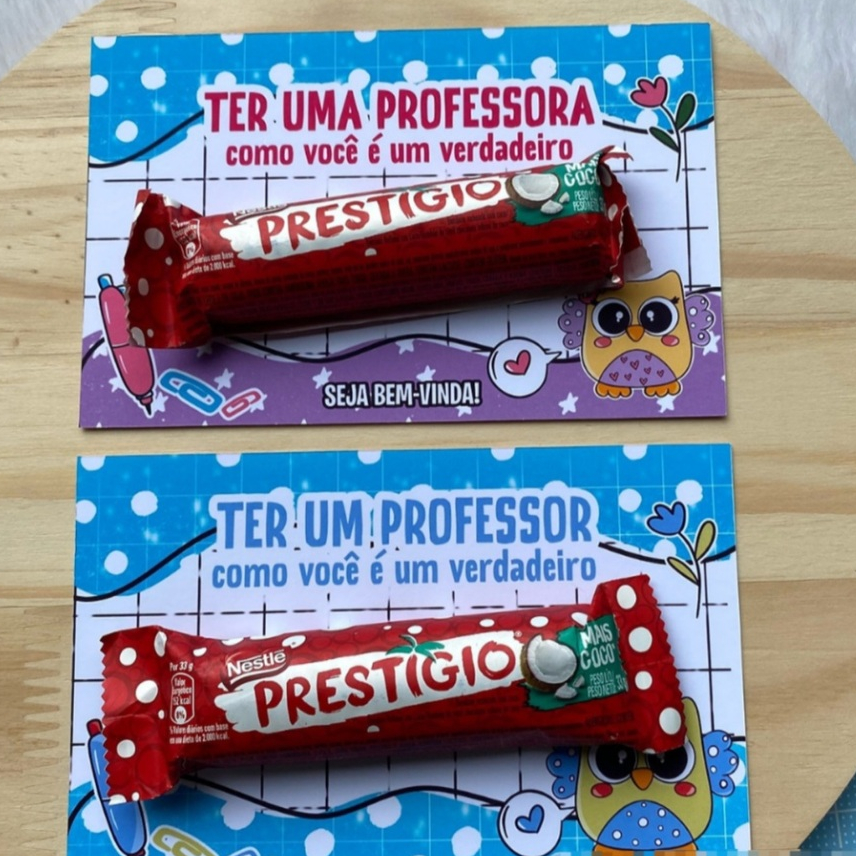 Cartões Dia dos Professores Lembrancinha Mimo