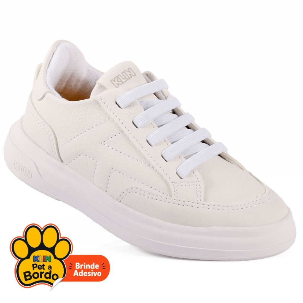 Tênis Infantil Casual Masculino Klin Original Capri Mini Com Sintético Premium Leve e Confortável