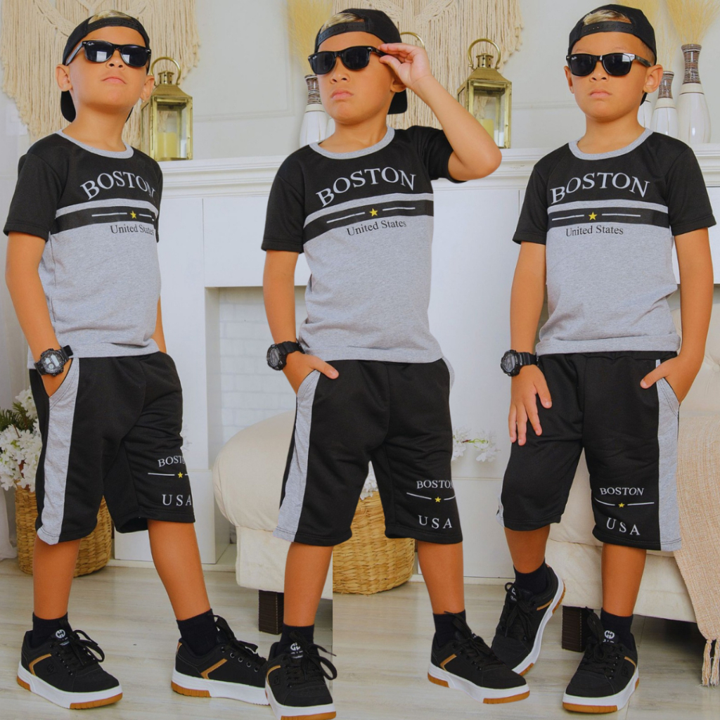 Roupa Masculino Infantil Menino Verão Lançamento Veste 2 ao 14 anos