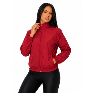 Casaco Corta-Vento Feminina Jaqueta Fitness Feminina Jaqueta Esportiva Jaqueta Treino Feminina Academia Pilates REF1033