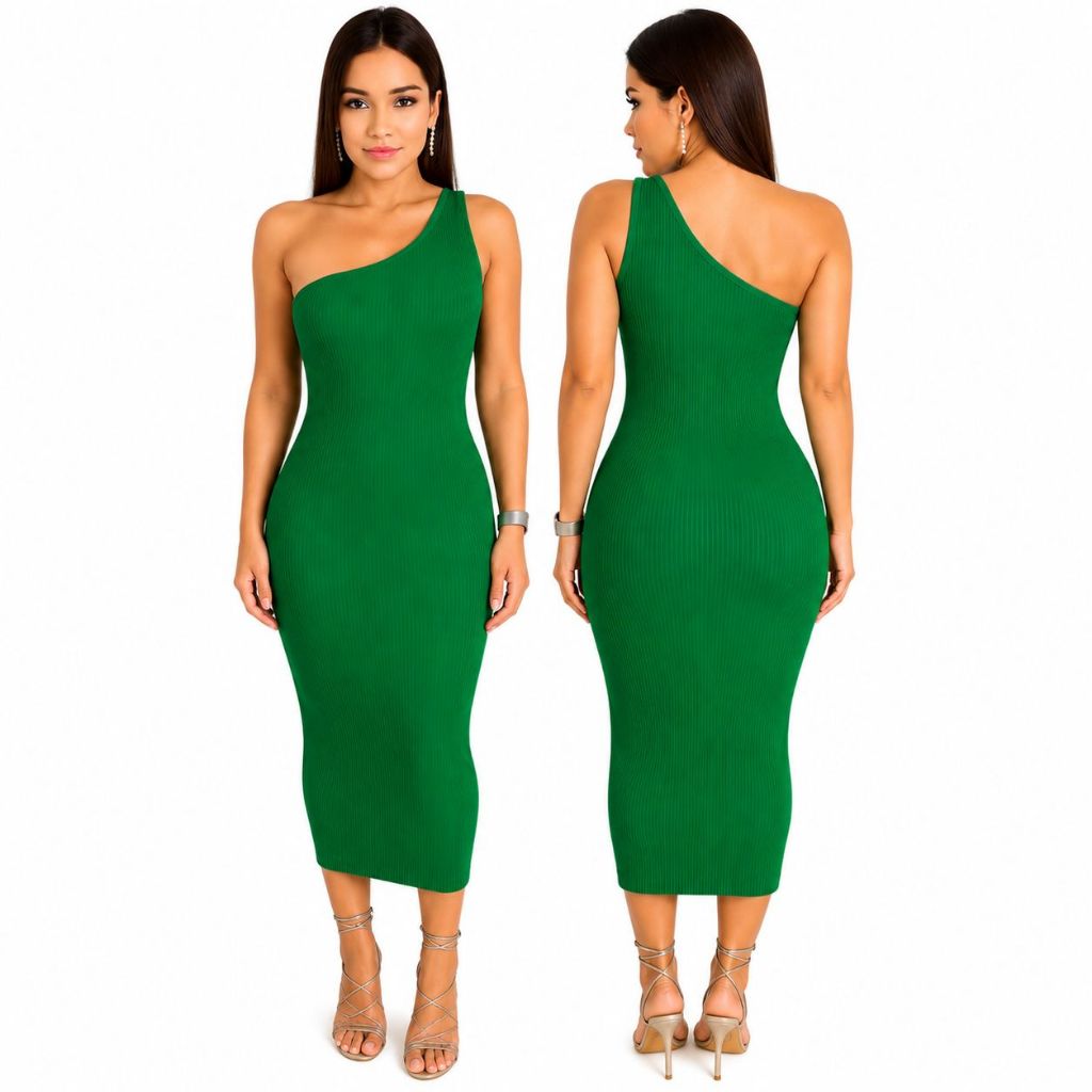 Vestido Feminino Mula Manca Tubinho Nula Manga Midi Verão