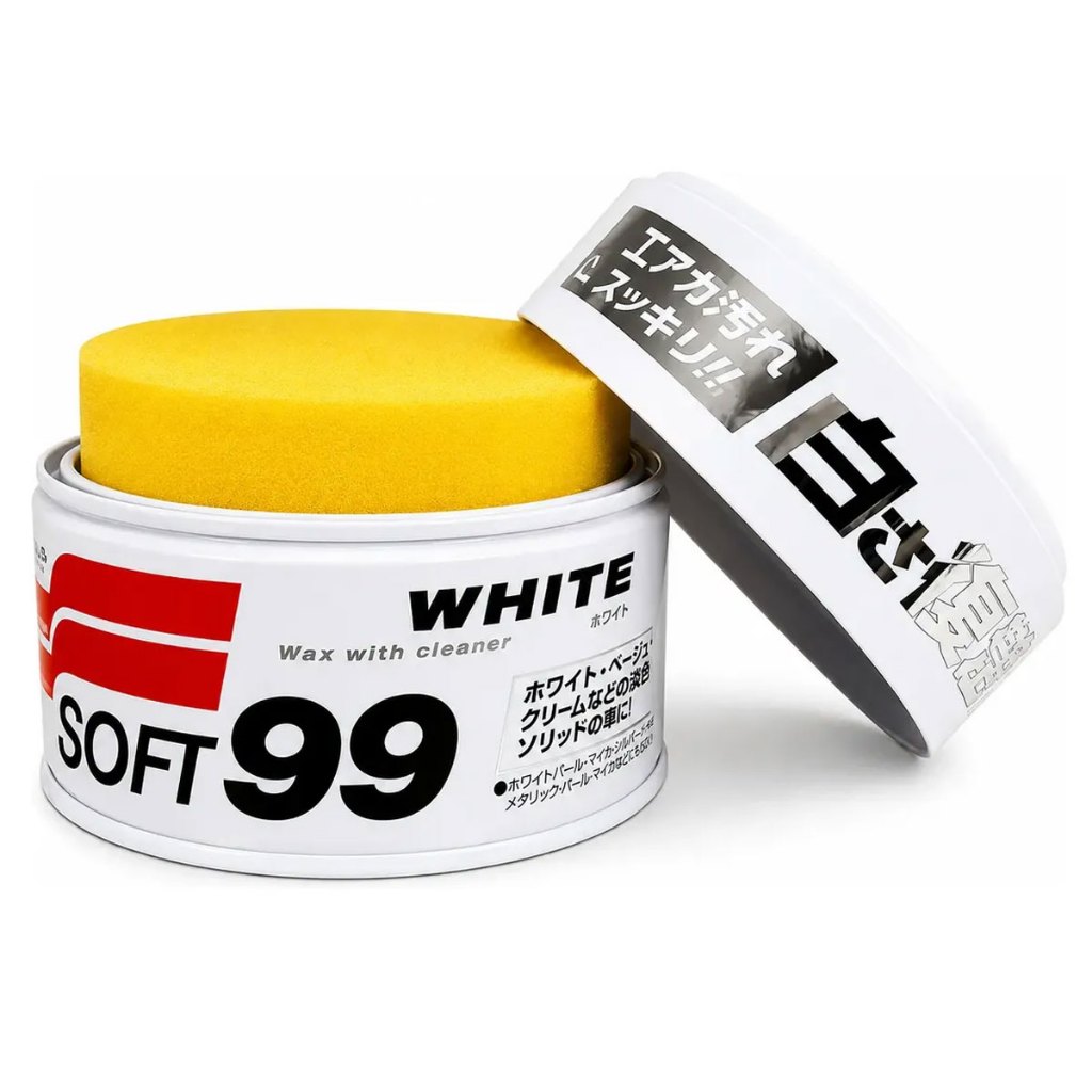 Cera Limpadora White Cleaner Soft99 350g Restaura Cor Brilho