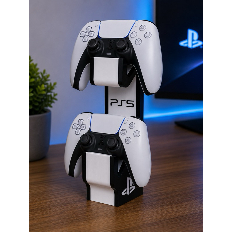 Suporte para Controle PS5 | Organizador de Mesa para DualSense | Impressão 3D