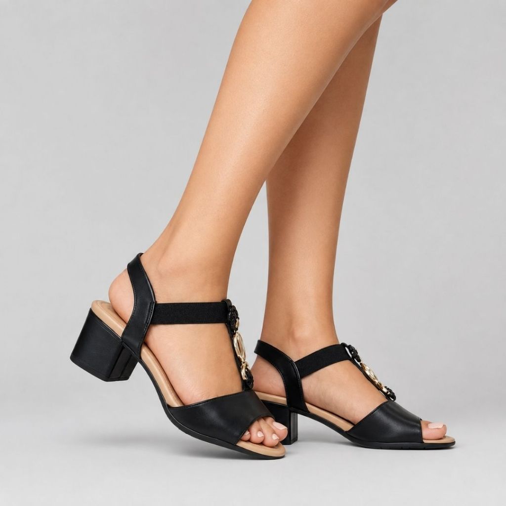 Sandália Feminina Cacau Calce Fácil Comfortflex 2557403-4