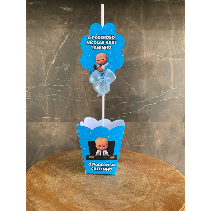 centro de mesa com pega balão todos os temas cachepo lembrancinha festa infantil personalizados com nome e laço