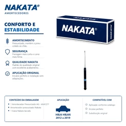 Amortecedor Traseiro HB20 HB20s 2012 a 2019 Nakata HG41277