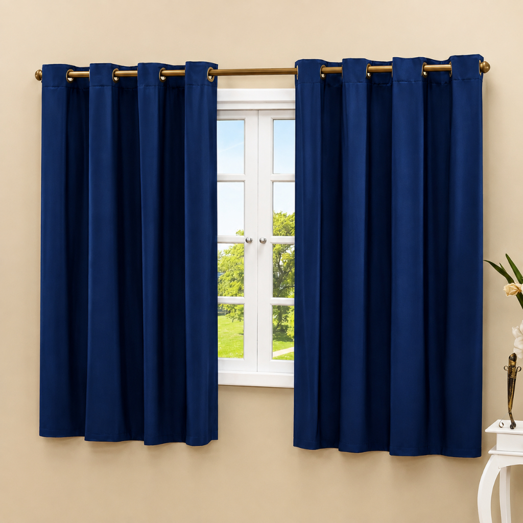 Cortina Blackout Corta Luz Blackout 2,20m X 1,30m Decoração Sala e Quarto Blecaute Várias Cores