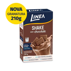 Shake Premium em pó Linea Sabor Chocolate de 210g