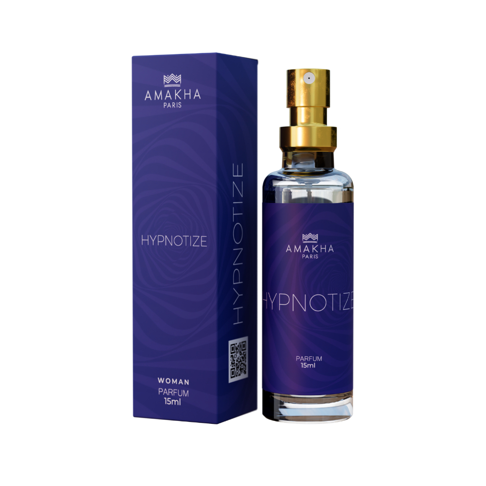 Perfume Feminino Hypnotize 15ml Amakha Paris | Ambarado Romântico Sedutor