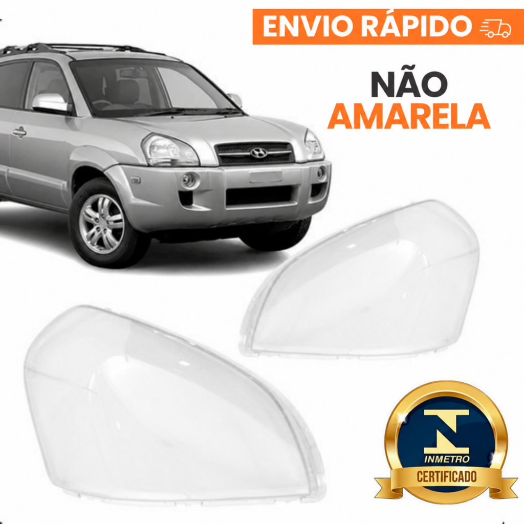 Lente Farol Hyundai Tucson 2005 A 2016