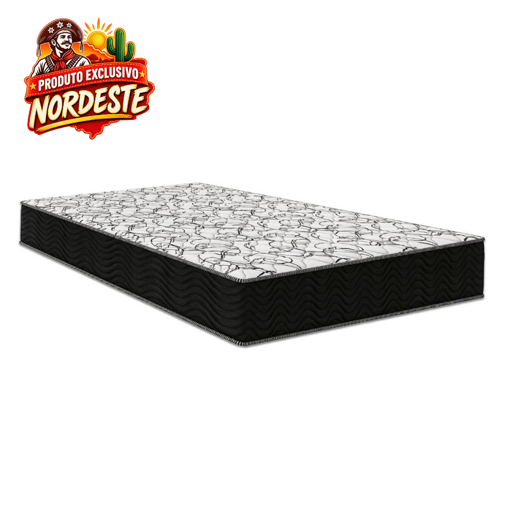 Colchão de Espuma D45 One Face Ortobom Airtech 150 D45 Solteiro 88cm