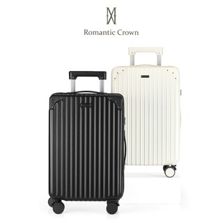 Romantic Crown Mala de Borda 10kg em ABS Mala de Viagem Com 4 Rodas 360 Padrão ANAC Mala com Senha