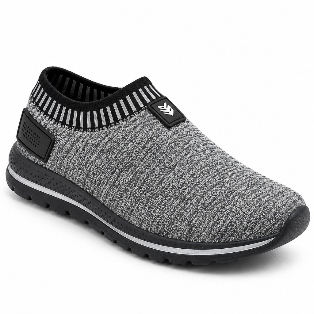 Tênis Masculino Slip-On Sem Cadarço Casual Confortável Academia Caminhada Corrida Respirável Do 38 ao 43