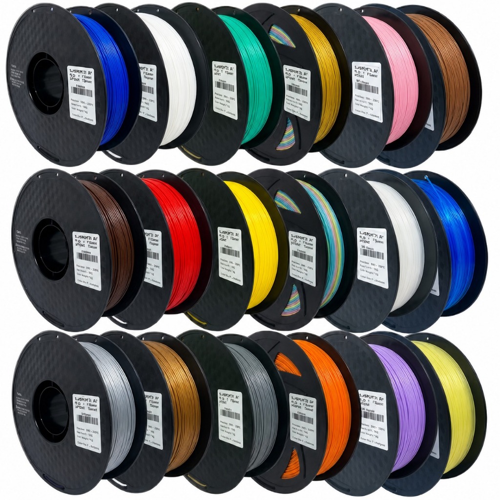 Filamento PETG Impressão 3D Premium 1Kg 1.75mm FDM Alta Aderência Entre Camadas Qualidade