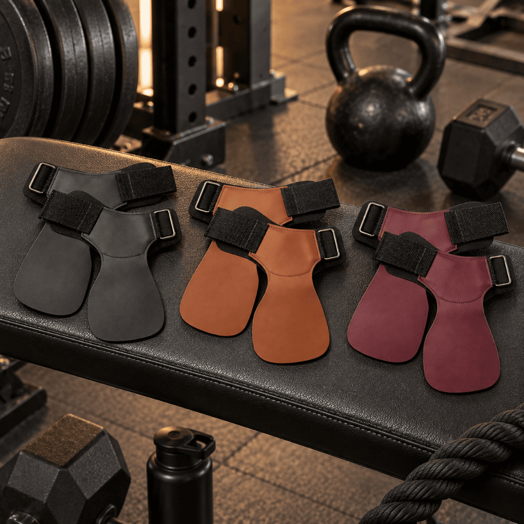 Luva Academia Crossfit Muquenheira Grip Palmar Musculação Levantamento de Peso Antiderrapante Proteção Mãos Par