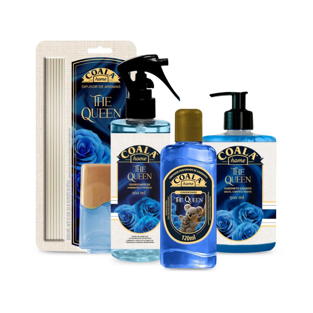 Kit de Limpeza The Queen Coala Home - 4 itens