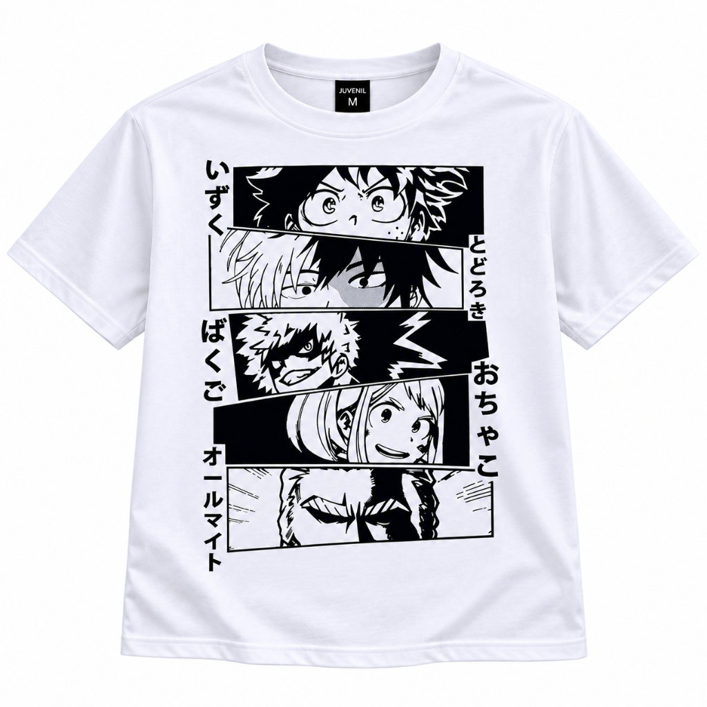 Camiseta Anime My Hero Academia Boku No Hero