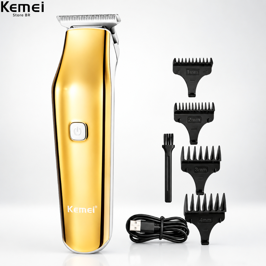Máquina De Acabamento Bivolt Kemei Km-5099