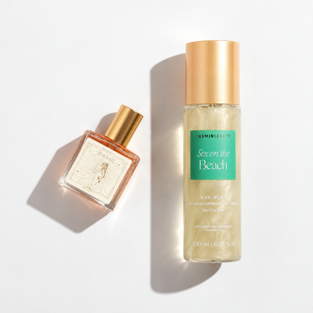 Fragrância Afrodite Miniatura + Sex On The Beach Body Splash Yasmin Beauty