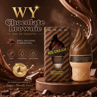 WY ICE CREAM Chocolate Brownie EDP 100ml Perfume Gourmand Unissex Original Alta Fixação