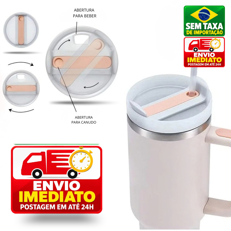 Tampa Para Rep. Copo Térmico 1200ml Anti-vazamento