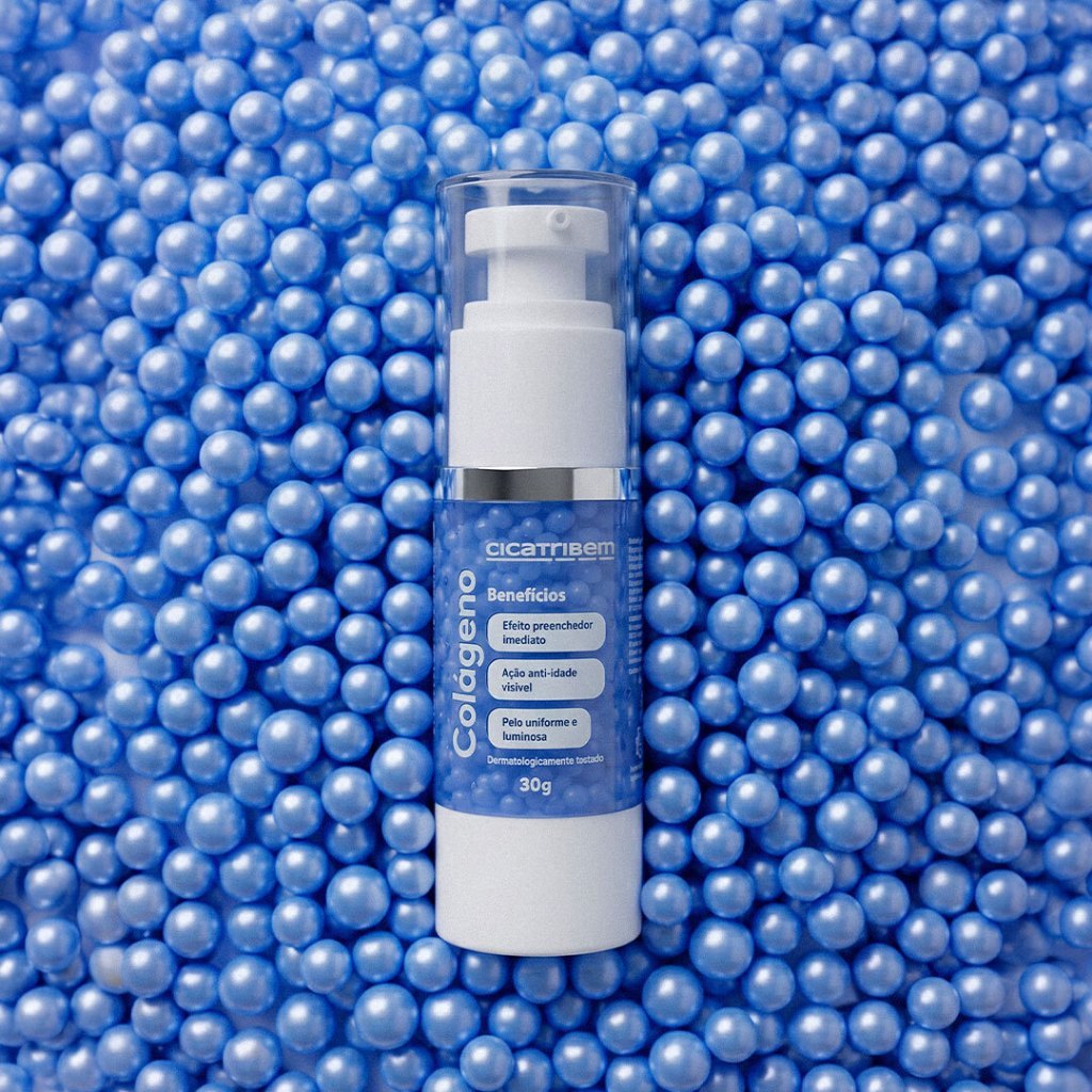 Sérum Facial Pérolas de Colágeno Cicatribem 30g Nanoencapsulado Anti-idade Efeito Preenchedor Hidratação e Firmeza Rosto · foto 2