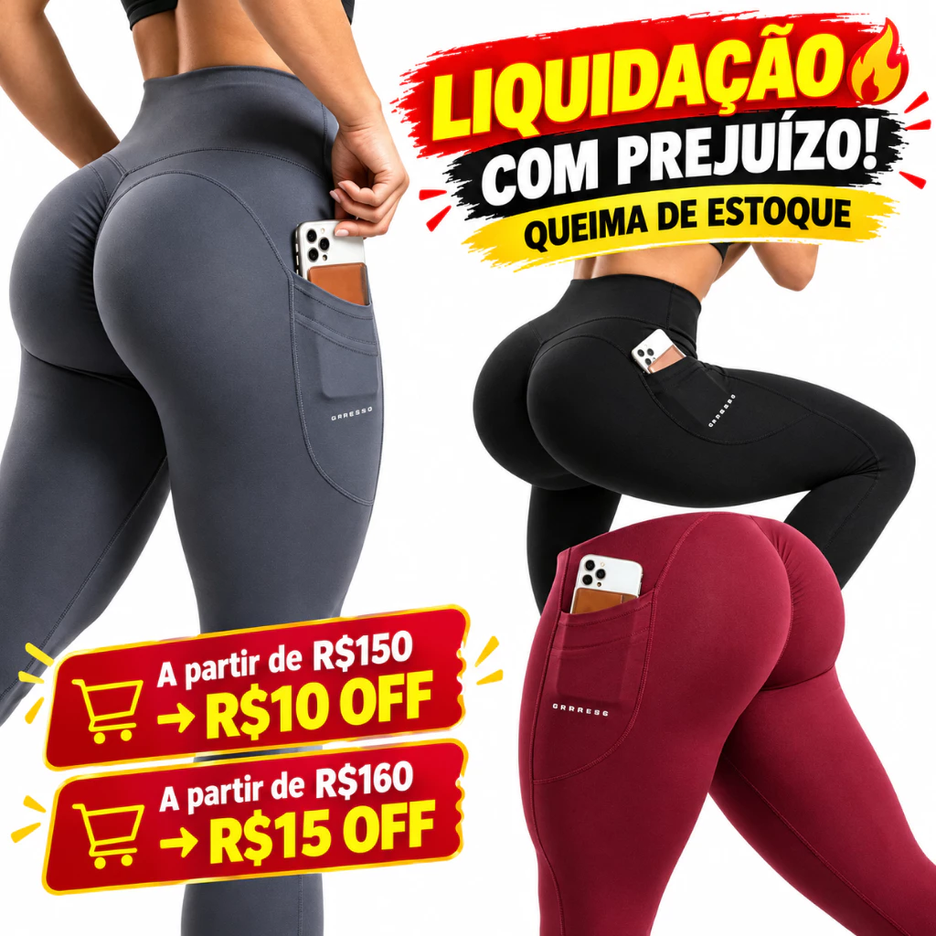 Leggings Esportivas Femininas, Cintura Alta, Forradas, Impermeáveis, Opacas, Controle Abdominal
