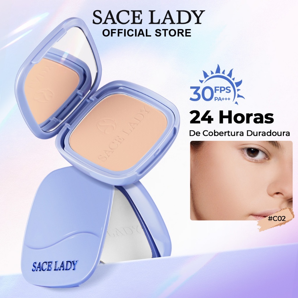 Pó Facial Pérola SACE LADY FPS 30PA+++ Controlo de Óleo