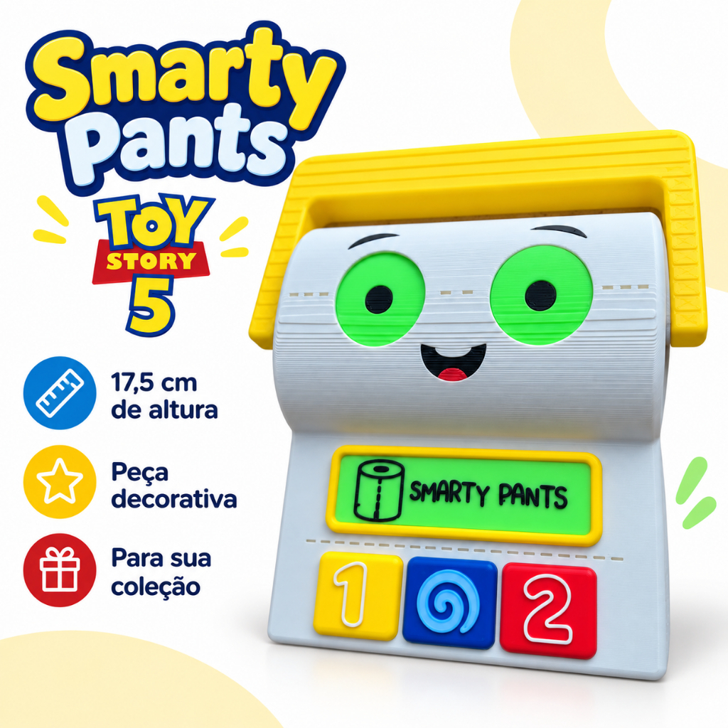 Personagem Smarty Pants Toy Story 5 Colecionável - Nostálgico - Presente Criativo - Decoração Geek