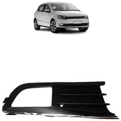 Moldura Grade Milha Gol G6 2012 2013 2014 2015 2016 Com Furo Com Friso