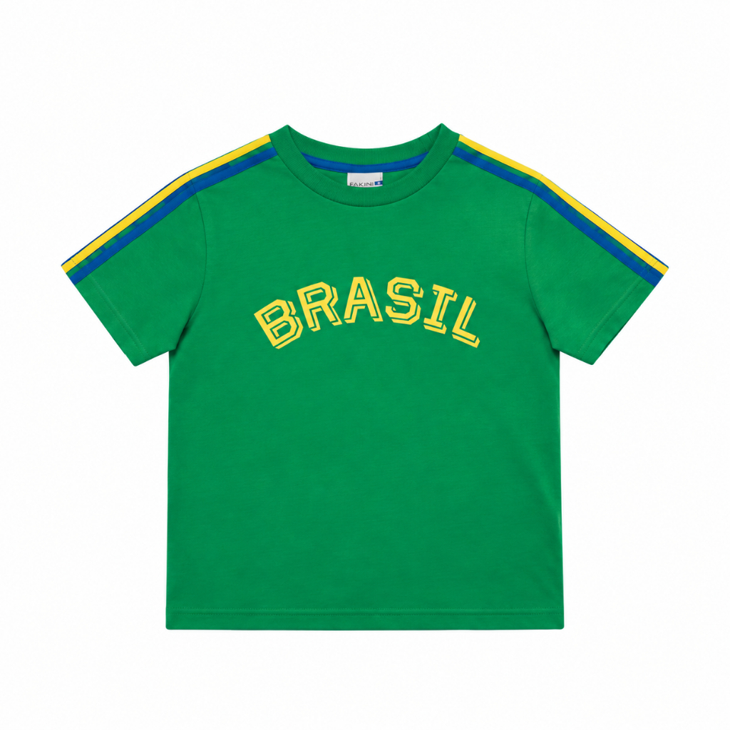 Blusa em meia malha Brasil · foto 2