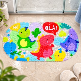 Tapete Infantil Antiderrapante Para Banheiro Box Chuveiro Piscina Com Ventosas Segurança …