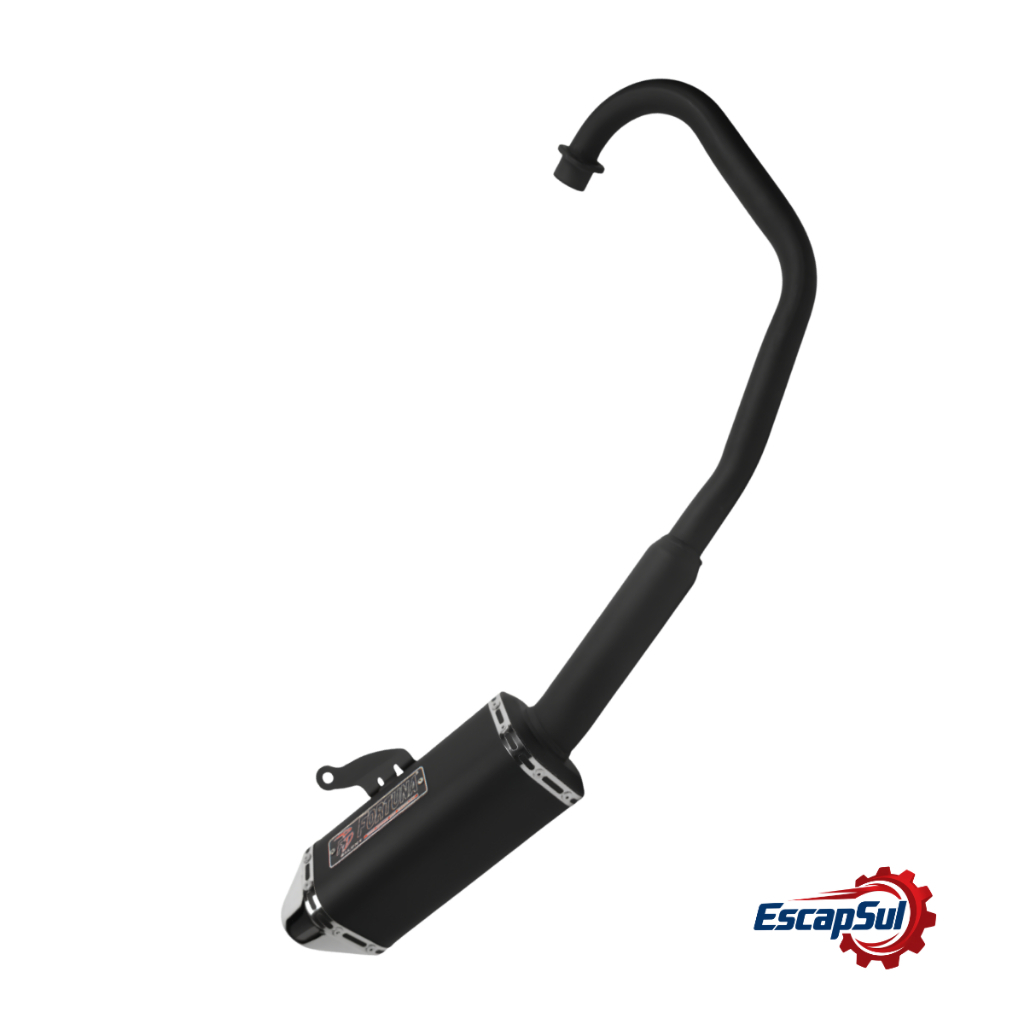Escapamento Fan 160/ Titan 160/ Start 160 2016/ 2021 Mini Tri Fortuna — imagem 2 de 2
