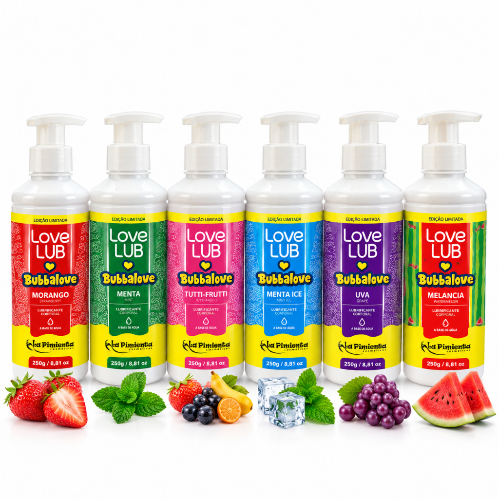 Gel Lubrificante Íntimo Beijável Bubbalove Delícia Casal Excita Estimula Desliza Conforto Sex Shop — imagem 2 de 2