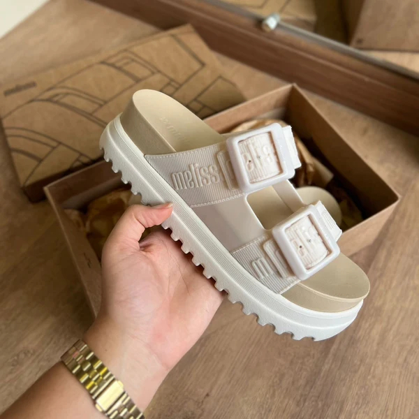 Chinelo Feminino Plataforma Melissa Cozy M-Lover Original