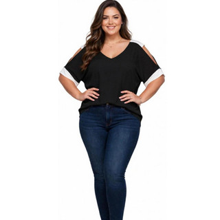 Blusa Feminina Bata Vazada Moda Verão 2026