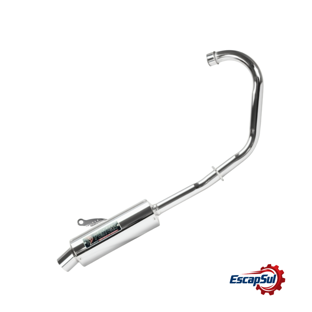 Escapamento Titan 150 2004/2008 Esd Mini Turbo Fortuna · foto 2
