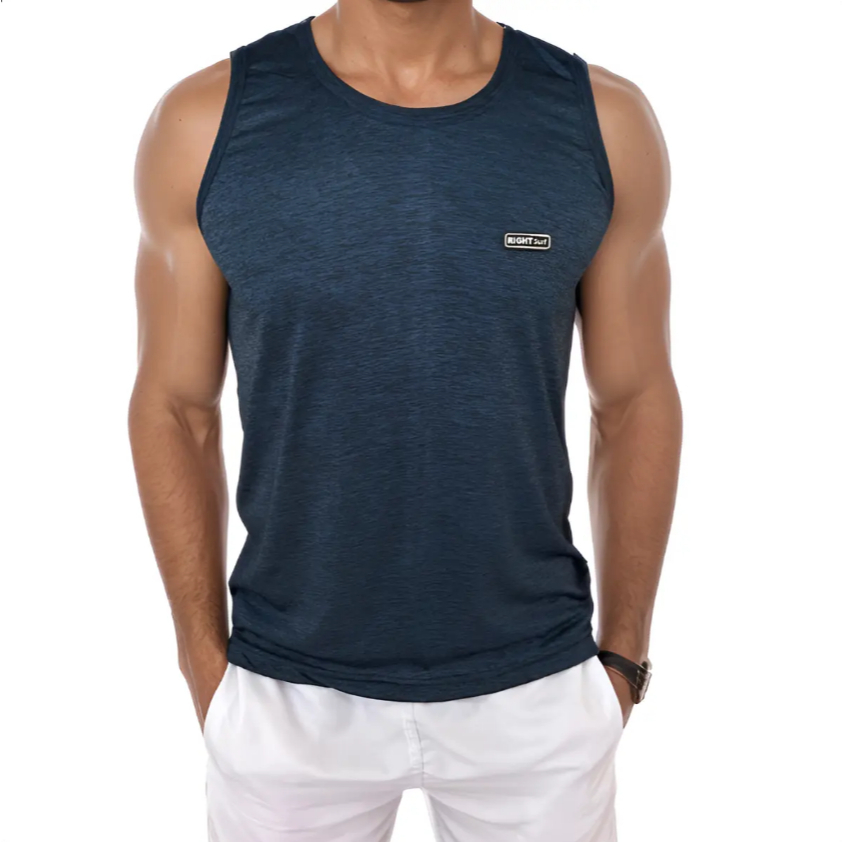Kit 5 Regatas Dry Fit Masculina Academia Básica Malha Fria — imagem 2 de 2