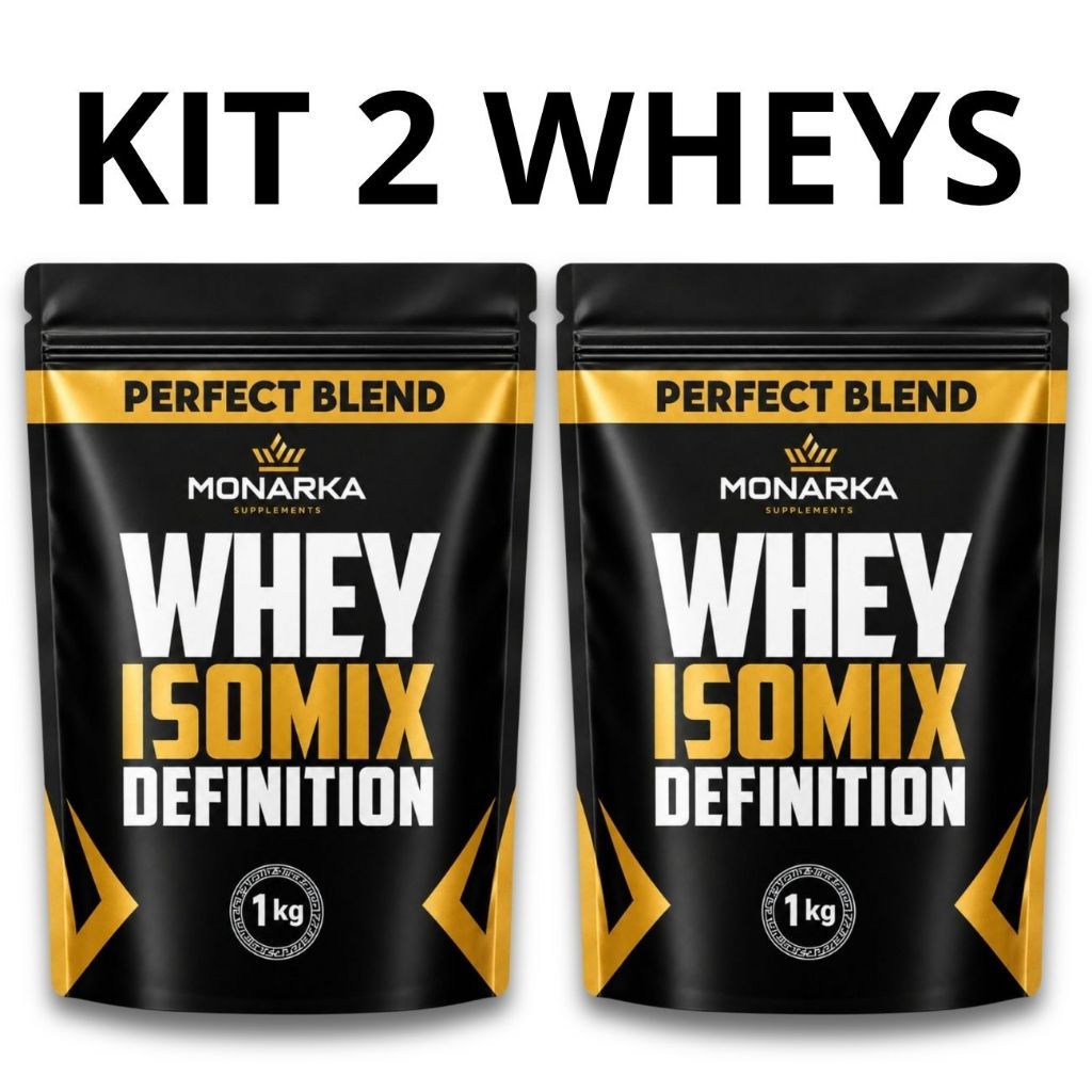 Whey Protein Isolado Concentrado 2kg - 22g Proteína por porção
