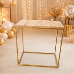 Mesa Cubo Desmontável para Festa e Eventos Decorações Aniversario , Pintura Eletrostatica