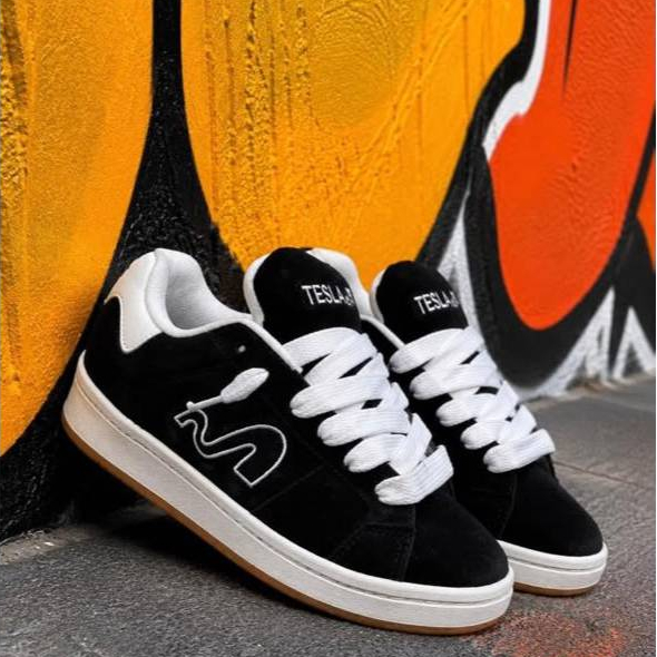 Tênis masculino e feminino,casual,moderno,confortável,dia a dia,academia,skatista tesla,promoção — imagem 2 de 2