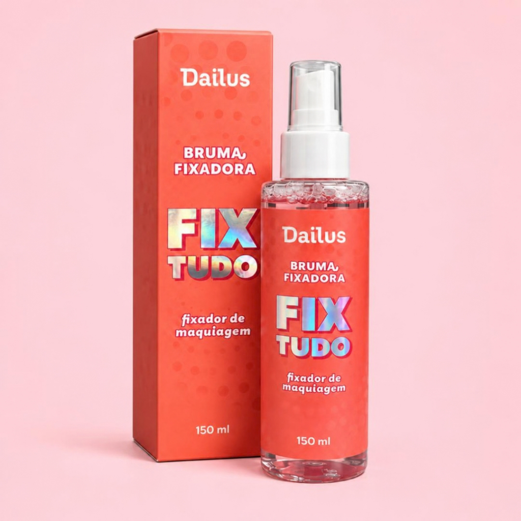 Bruma Facial Fixadora Fix Tudo 150ml - Dailus | Fixa e Hidrata