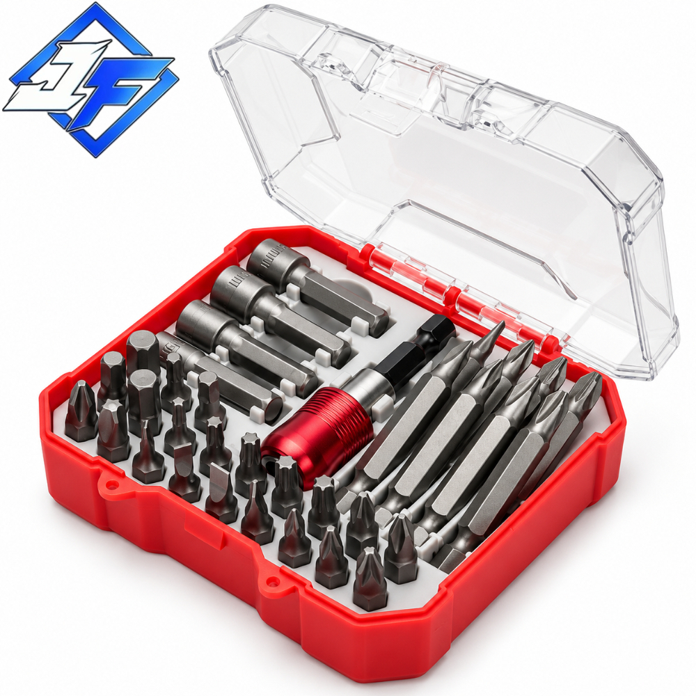 Jogo Bits Parafusadeira 34pcs Completo Ponta Philips Fenda Torx Ponteira